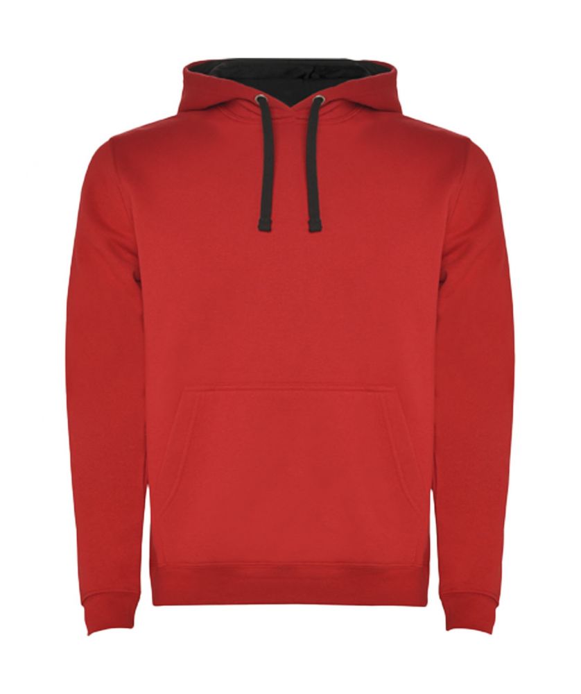 Sweat à capuche homme personnalisé bicolore Urban Textiles mode publicitaire