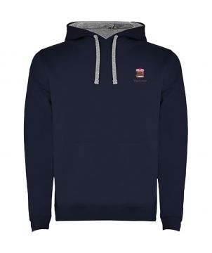 Sweat à capuche enfant personnalisé bicolore Urban Textiles mode publicitaire