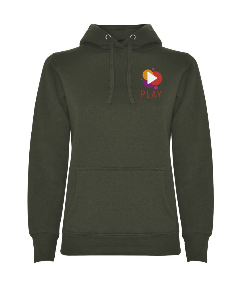 Sweat à capuche femme personnalisé bicolore Urban