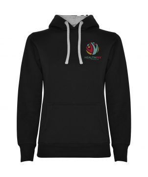 Sweat à capuche femme personnalisé bicolore Urban