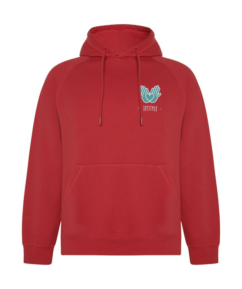 Sweat à capuche unisexe personnalisé coton bio Vinson