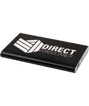 Batterie externe USB-C 4 000 mAh en aluminium personnalisée Pep Chargeurs et Batteries publicitaire