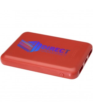 Chargeurs et Batteries - Batterie de secours en plastique recyclé Asama type-C de 5 000 mAh | PRINTECOM