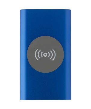 Batterie externe sans fil USB-C 4 000 mAh en aluminium recyclé personnalisée Juice Chargeurs et Batteries publicitaire