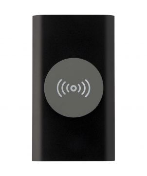 Batterie externe sans fil USB-C 4 000 mAh en aluminium recyclé personnalisée Juice Chargeurs et Batteries publicitaire