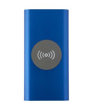 Batterie externe sans fil USB-C 8 000 mAh en aluminium recyclé personnalisée Juice Chargeurs et Batteries publicitaire