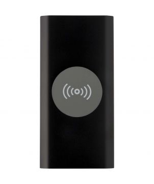 Batterie externe sans fil USB-C 8 000 mAh en aluminium recyclé personnalisée Juice Chargeurs et Batteries publicitaire