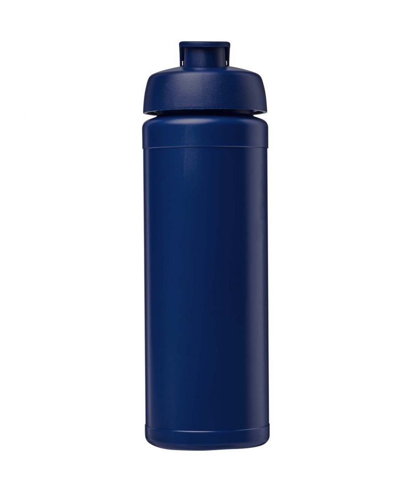 Bouteille de sport personnalisée recyclée 750 ml Baseline Rise rabattable Gourdes de sport publicitaire