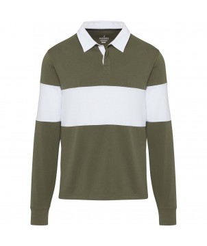 Textiles mode - Sweatshirt de rugbyen coton organique Clyde unisexe | PRINTECOM