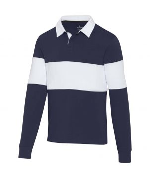 Sweat rugby unisexe personnalisé coton bio Clyde Textiles mode publicitaire