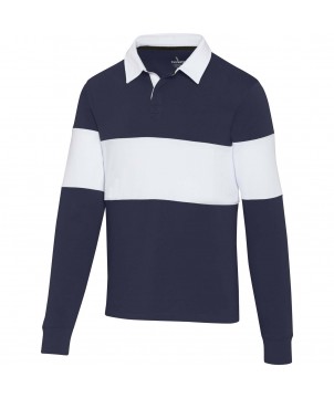 Textiles mode - Sweatshirt de rugbyen coton organique Clyde unisexe | PRINTECOM