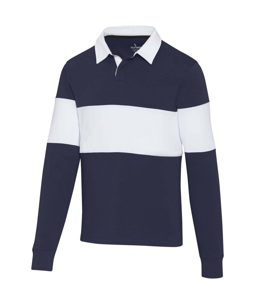 Sweat rugby unisexe personnalisé coton bio Clyde Textiles mode publicitaire