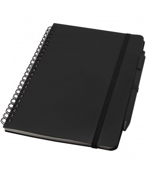 Carnets - Carnet à couverture rigide d’origine océanique Thalaasa A5 avec stylo bille (encre noire) | PRINTECOM