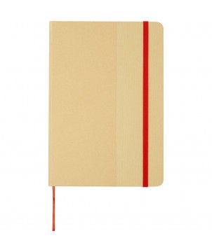 Carnets - Carnet à couverture rigide A5 Nelida en carton recyclé | PRINTECOM