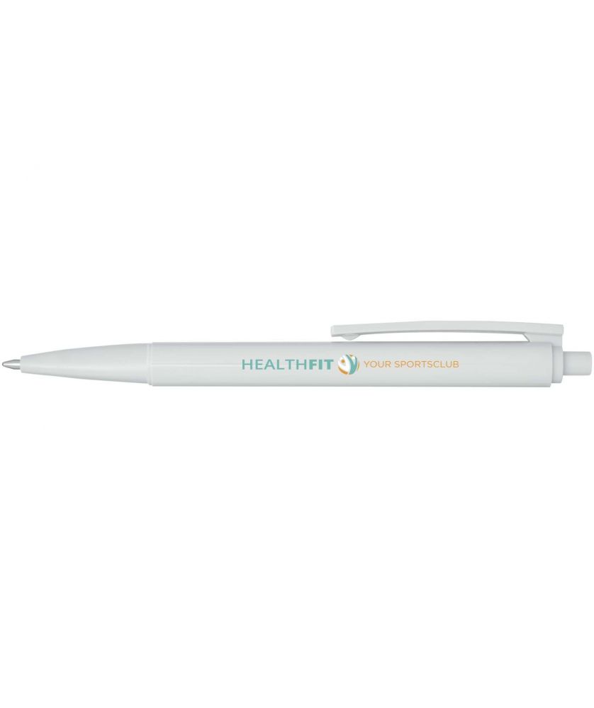 Stylo bille Elsa en plastique recyclé personnalisé (encre noire) Stylos publicitaire