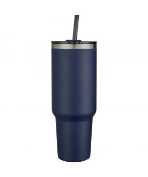Mug isotherme personnalisé inox recyclé 1,2 L Sydney paille Mugs isothermes publicitaire