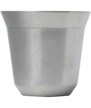 Tasses à espresso inox recyclé personnalisées 80 ml Duo (lot de 2) Gobelets et mugs publicitaire