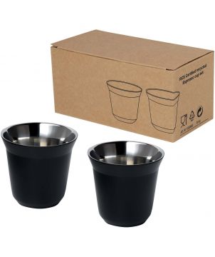 Tasses à espresso inox...