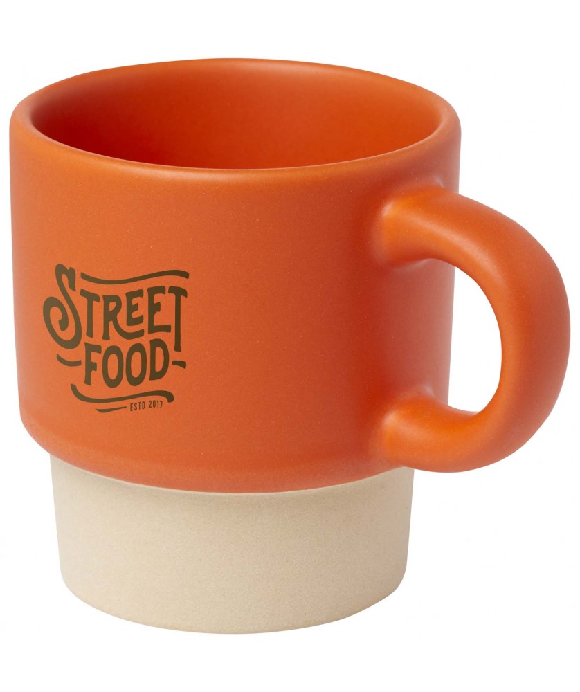 Gobelets et mugs - Tasse à espresso empilable Olympia de 130 ml avec fond en argile | PRINTECOM