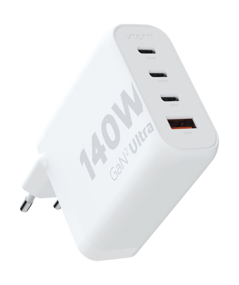 Chargeur mural GaN² 140 W personnalisé Xtorm Ultra XEC140 Chargeurs et Batteries publicitaire