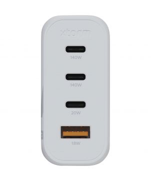 Chargeur mural GaN² 140 W personnalisé Xtorm Ultra XEC140 Chargeurs et Batteries publicitaire