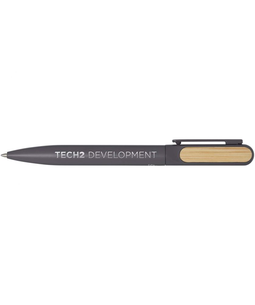 Stylo bille Blanca en aluminium recyclé personnalisé (encre bleue)