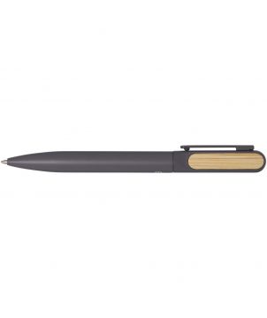 Stylo bille Blanca en aluminium recyclé personnalisé (encre bleue)