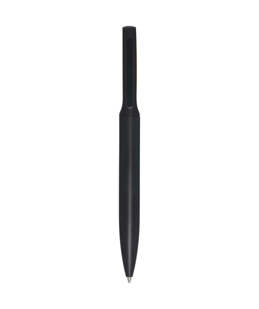 Stylo bille Blanca en aluminium recyclé personnalisé (encre bleue) Stylos publicitaire