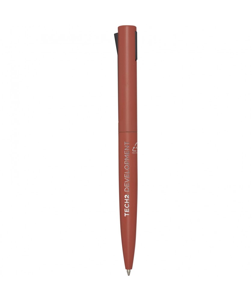 Stylos - Stylo bille en aluminium recyclé Juana (encre noire) | PRINTECOM