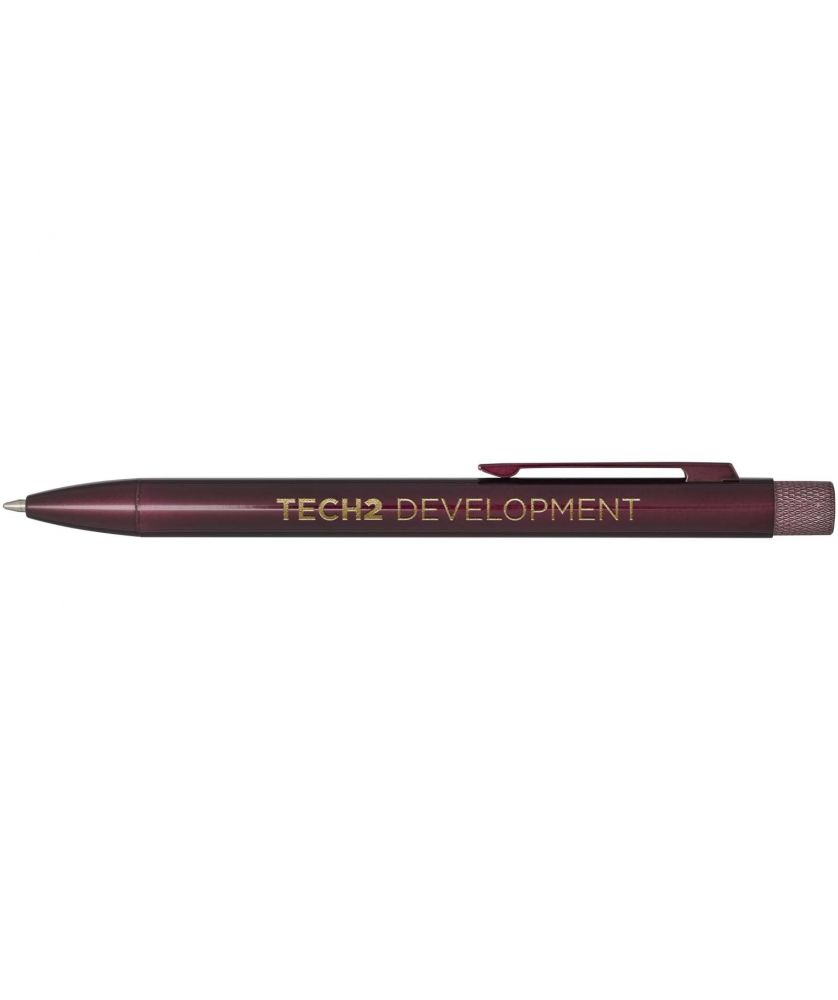 Stylo bille Beatriz en laiton recyclé personnalisé (encre noire) Stylos publicitaire