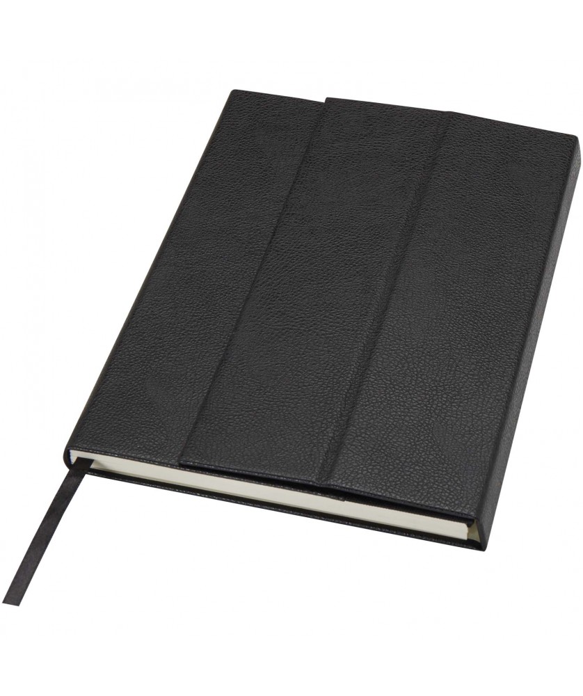 Carnets - Carnet à couverture rigide en PU recyclé Alejandra A5 | PRINTECOM