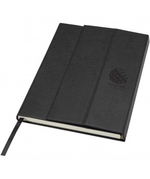 Carnets - Carnet à couverture rigide en PU recyclé Alejandra A5 | PRINTECOM