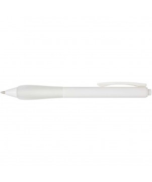 Stylo bille en plastique recyclé personnalisé Lorena (encre noire) Stylos publicitaire