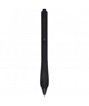 Stylo bille en plastique recyclé personnalisé Lorena (encre noire) Stylos publicitaire