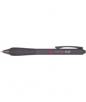 Stylo bille en plastique recyclé personnalisé Lorena (encre bleue) Stylos publicitaire