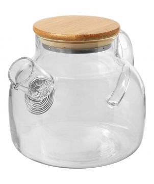 Théière en verre avec...