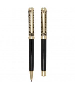 Stylos - Parure Legato stylo bille et stylo roller (encre bleue) | PRINTECOM