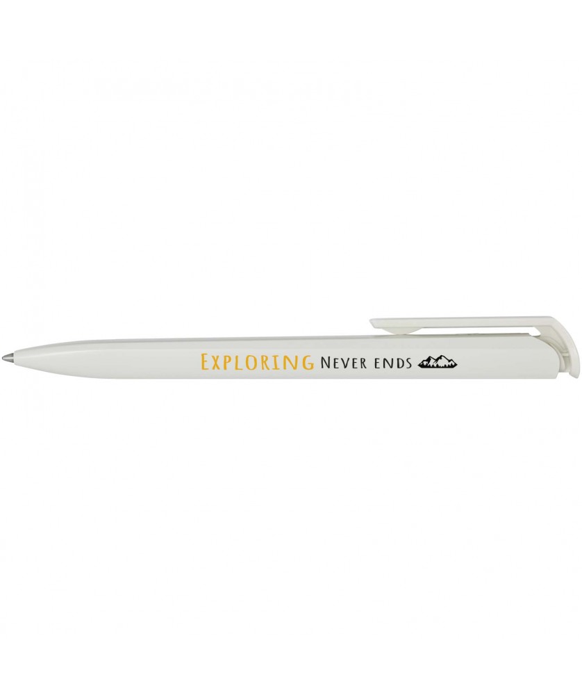 Stylos - Stylo bille en plastique recyclé Lucia (encre noire) | PRINTECOM
