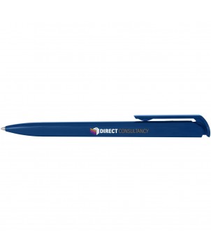 Stylos - Stylo bille en plastique recyclé Lucia (encre noire) | PRINTECOM