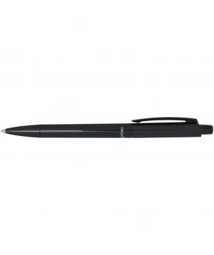 Stylo bille Martha en plastique recyclé personnalisé (encre noire) Stylos publicitaire