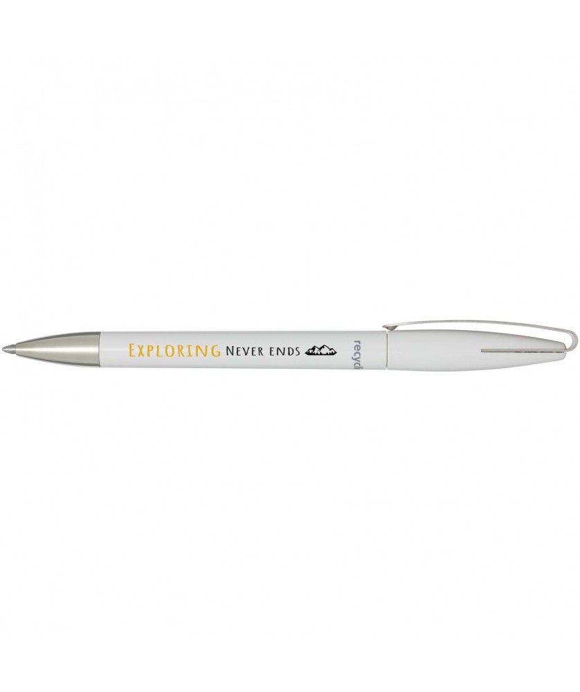 Stylos - Stylo bille en plastique recyclé Ana (encre bleue) | PRINTECOM