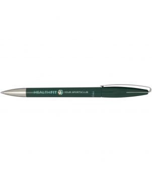 Stylo bille Ana en plastique recyclé personnalisé (encre bleue) Stylos publicitaire