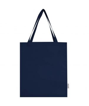 Tote bag coton recyclé GRS à soufflet personnalisé 140 g 12 L Madras Sacs Shopping et Tote Bags publicitaire