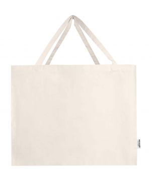 Grand tote bag coton recyclé GRS personnalisé 220 g 40 L Odessa Sacs Shopping et Tote Bags publicitaire