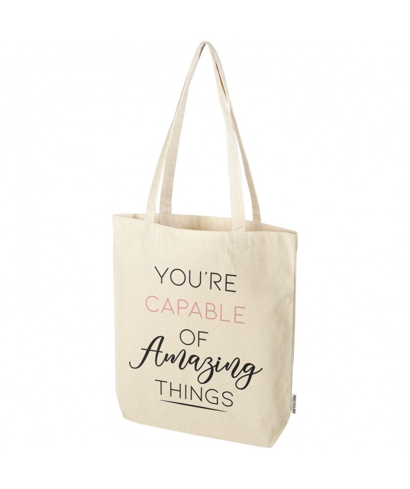 Sacs Shopping et Tote Bags - Sac shopping Florida certifié GRS 270 g/m² 10L | PRINTECOM