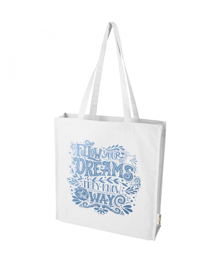 Sacs Shopping et Tote Bags - Sac shopping à soufflets Florida certifié GRS 270 g/m² 14L | PRINTECOM