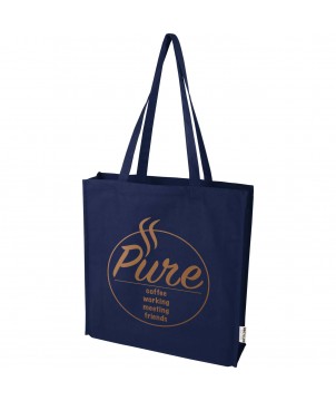 Sacs Shopping et Tote Bags - Sac shopping à soufflets Florida certifié GRS 270 g/m² 14L | PRINTECOM