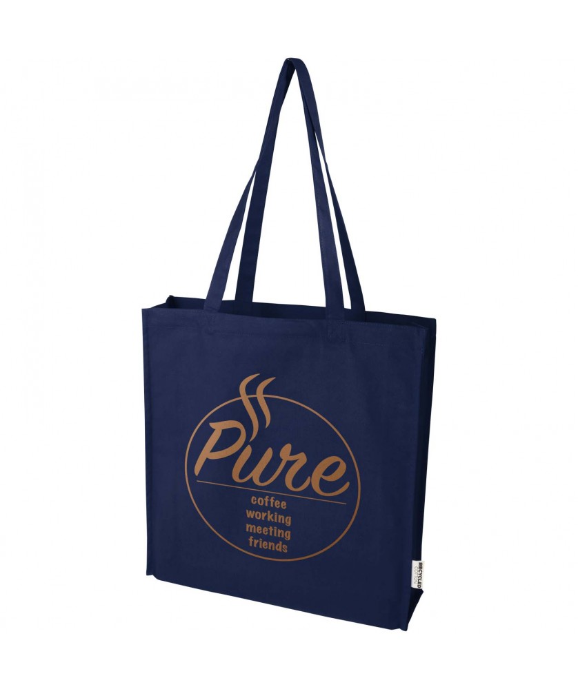 Sacs Shopping et Tote Bags - Sac shopping à soufflets Florida certifié GRS 270 g/m² 14L | PRINTECOM