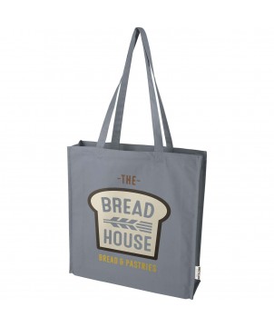 Sacs Shopping et Tote Bags - Sac shopping à soufflets Florida certifié GRS 270 g/m² 14L | PRINTECOM