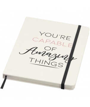 Carnets - Carnet A5 recyclé Bass ligné à couverture rigide | PRINTECOM